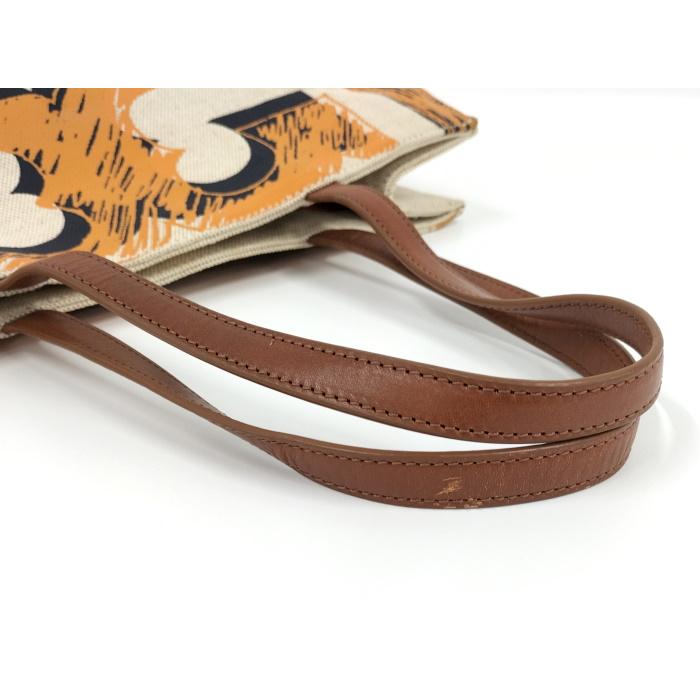 TORY BURCH（トリーバーチ） トートバッグ キャンバス レザー ベージュ