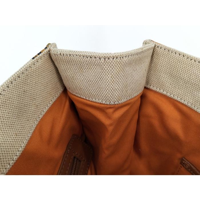 TORY BURCH（トリーバーチ） トートバッグ キャンバス レザー ベージュ