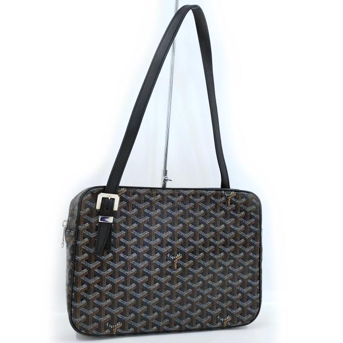 GOYARD 【中古】GOYARD ショルダーバッグ ヨナGM ブラック