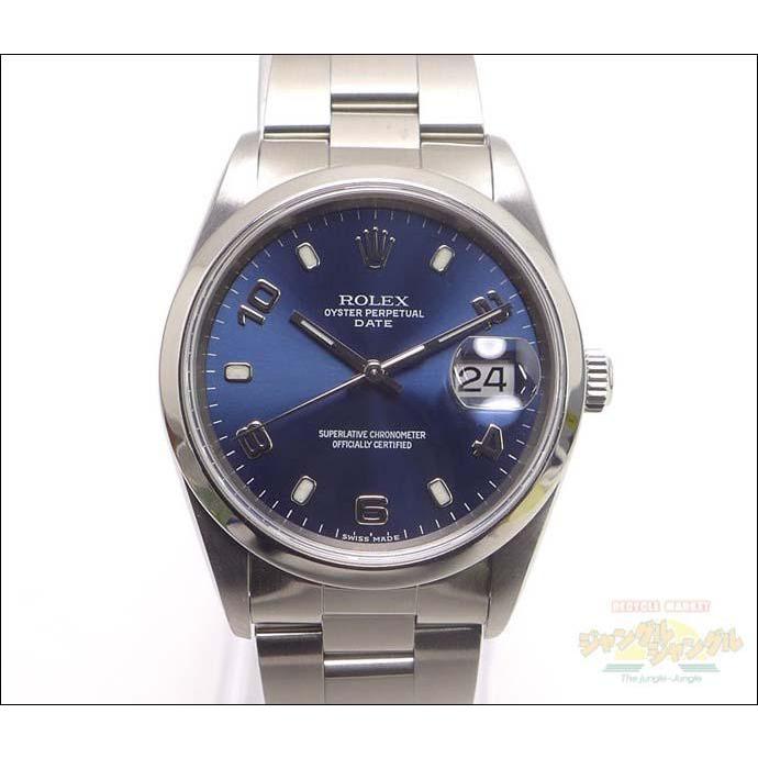 ロレックス オイスターパーペチュアルデイト 15200 SS メンズ腕時計｜junglejungle