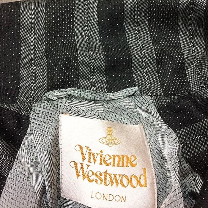 【中古】Vivienne Westwood ヴィヴィアン ウェストウッド テーラード ジャケット ストライプ柄 レディース 表記サイズ：9[iw][jggI]｜junglejungle｜05