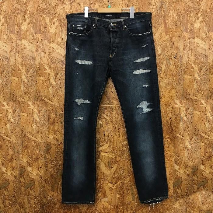 中古】ダルタンボナパルト メンズ デニムパンツ 中古加工 インディゴ 