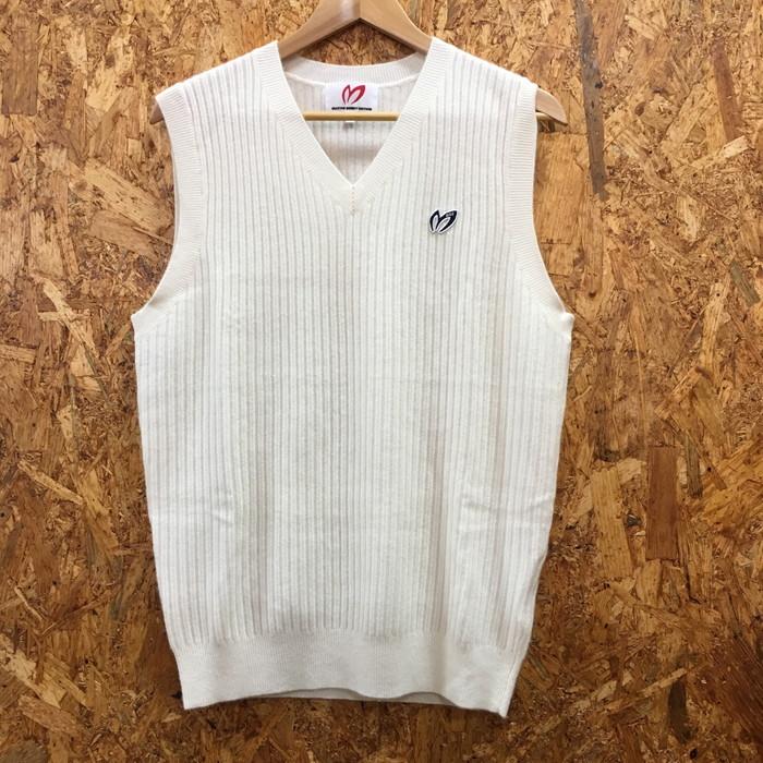 [マスターバニー] メンズ ニットベスト (Vネック・カシミヤ) メンズ MASTER BUNNY EDITION(マスターバニーエディション) ベスト