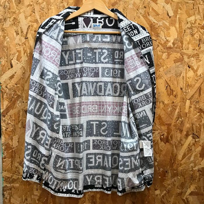 【中古】Schott アロハシャツ メンズ ブラック/ホワイト/ブラウン [jgg]｜junglejungle｜03