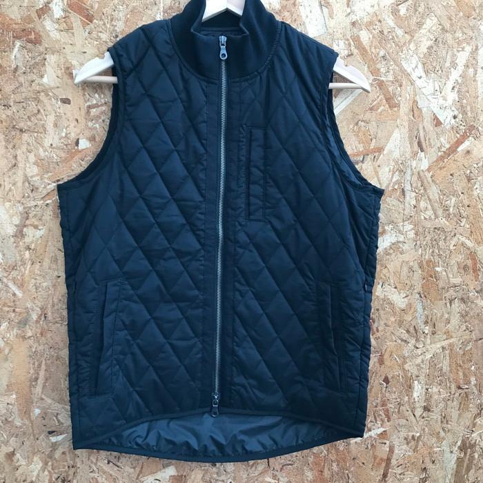 中古 Nano Universe ナノユニバース キルティング スタンドリブネック ベスト メンズ ブラック Nucvst003ho 表記サイズ S Jgg ジャングルジャングル 通販 Yahoo ショッピング