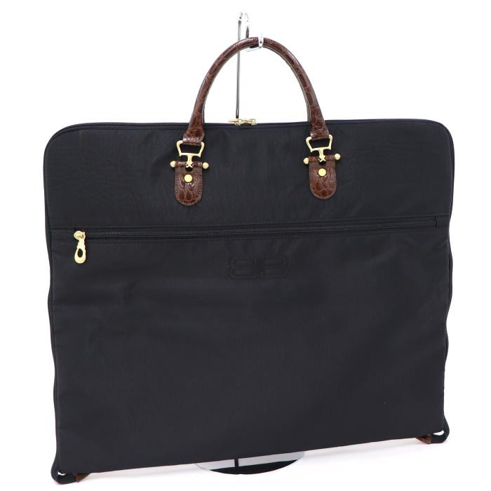BALENCIAGA 【中古】バレンシアガ ガーメントバッグ ナイロン ブラック  