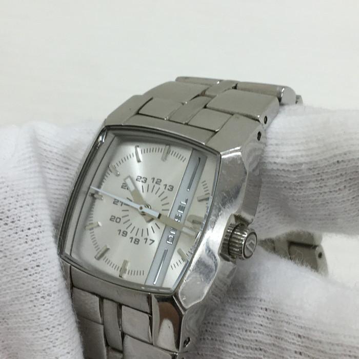 DIESEL メンズ クオーツ DZ-5230 アナログ シルバー [jgg DIESEL メンズ クオーツ DZ-5230 アナログ シルバー [jgg