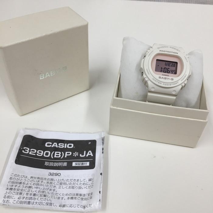 【中古】CASIO Baby-G レディース 腕時計 ラウンドフェイス BGD-570 ホワイト系 [jgg]｜junglejungle｜06