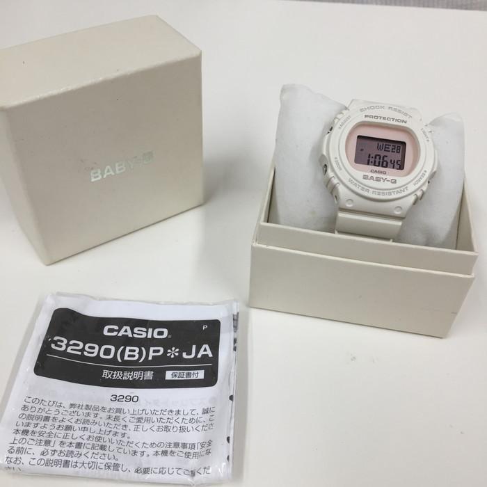 【中古】CASIO Baby-G レディース 腕時計 ラウンドフェイス BGD-570 ホワイト系 [jgg]｜junglejungle｜08