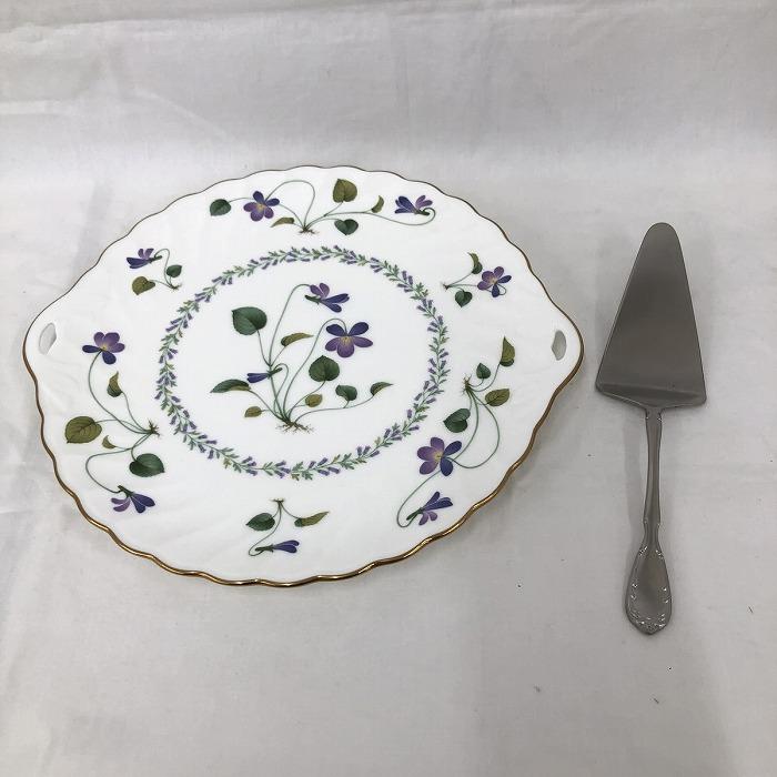 ノリタケ Noritake ケーキプレートセット すみれ [jgg] : ジャングル