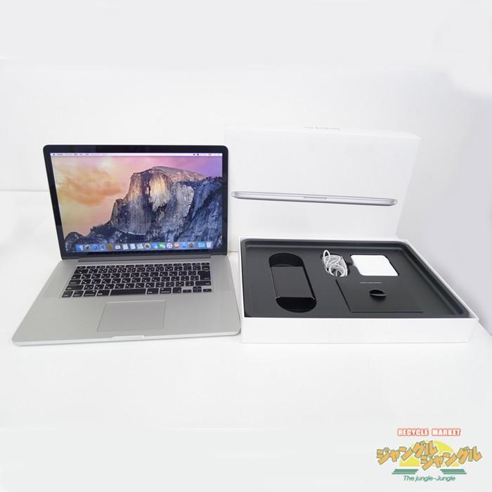 MacBook Pro (Retina,15-inch,Mid 2015) 2.5GHz intel Core i7 メモリ16GB 1600 MHz DDR3 15インチ[ne]｜junglejungle