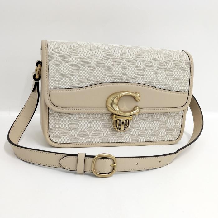 COACH 【中古】COACH ストゥディオ ショルダーバッグ シグネチャー  