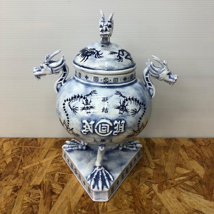 NEIGHBORHOOD CLOT お香たて INCENSE CHAMBER ブルー 23AW [jgg NEIGHBORHOOD CLOT お香たて INCENSE CHAMBER ブルー 23AW [jgg