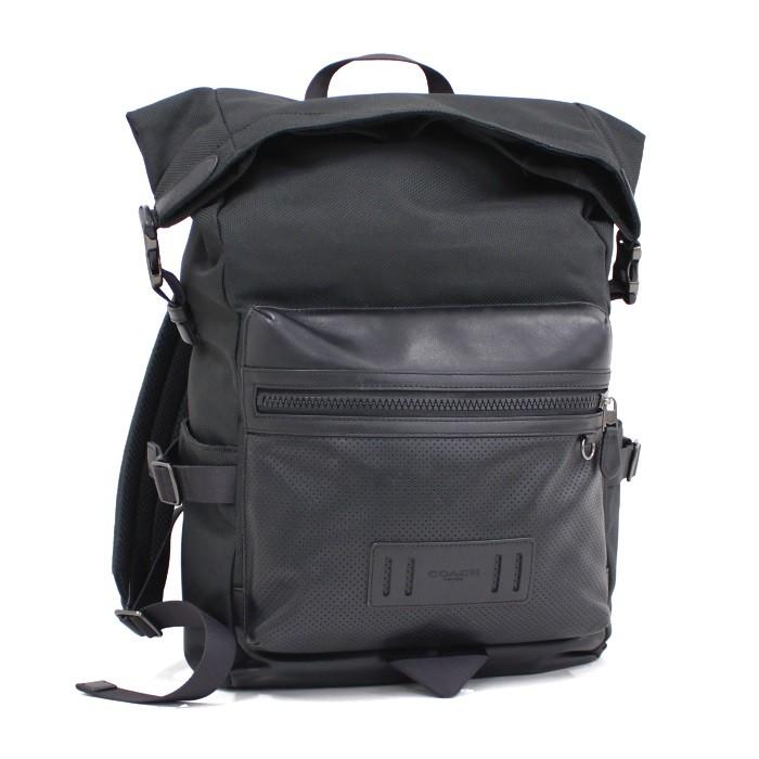 COACH 【中古】コーチ リュックサック ロールトップ キャンバス  