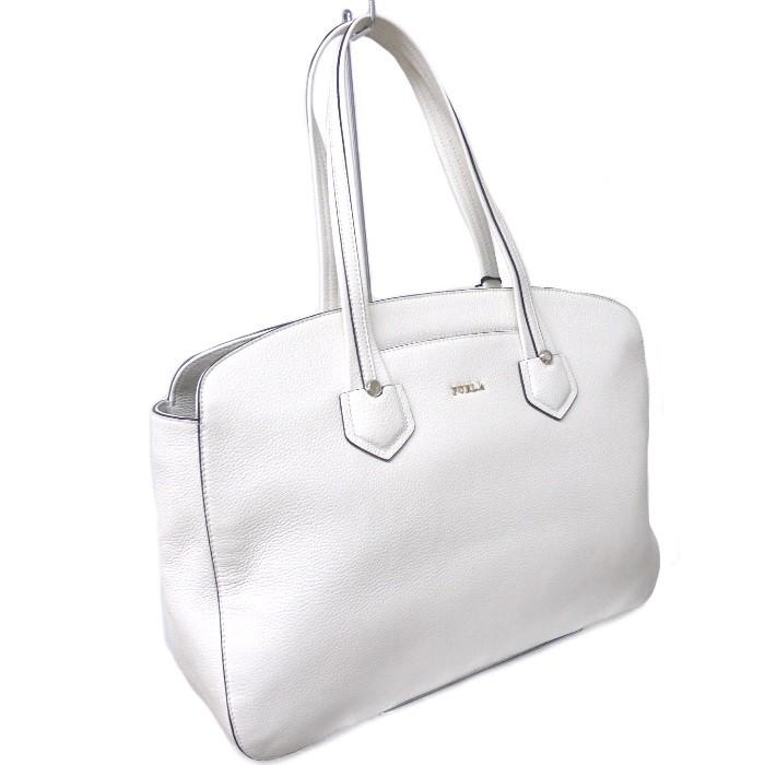 FURLA フルラ / ハンドバッグ / トートバッグ / レザー / ホワイト FURLA フルラ / ハンドバッグ / トートバッグ / レザー / ホワイト