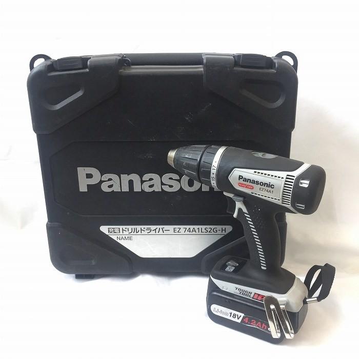 中古】パナソニック 充電ドリルドライバー 14.4V LS電池セット EZ74A1  