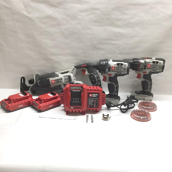 PORTER CABLE 電動工具3セット インパクトドライバー ドリル PORTER CABLE 電動工具3セット インパクトドライバー ドリル