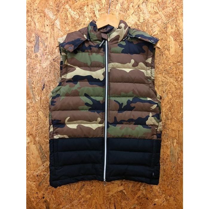 中古 ハイドロゲン メンズ ダウンベスト カモフラージュ柄 迷彩 グリーン系 表記サイズ S Jggi ジャングルジャングル 通販 Yahoo ショッピング