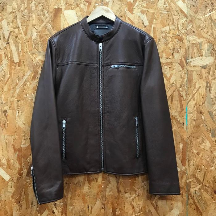 COACH 【中古】COACH シングルライダースジャケット F85825 メンズ M 