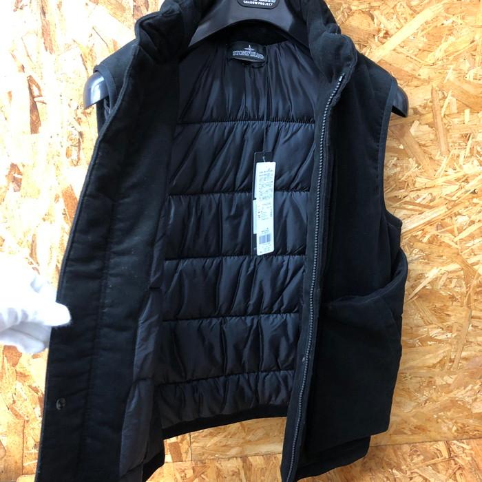 STONE ISLAND SHADOW PROJECT メンズ 中綿ベスト ブラック STONE ISLAND SHADOW PROJECT メンズ 中綿ベスト ブラック
