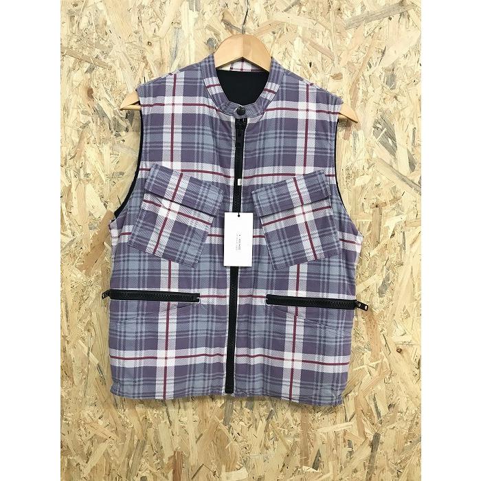 中古 エヌハリウッド メンズ ダウンベスト チェック パープル 表記サイズ 38 Jggi ジャングルジャングル 通販 Yahoo ショッピング