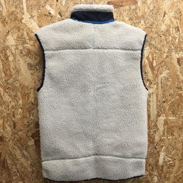 同梱不可 中古 Patagonia クラシックレトロx フリース ベスト アイボリー 表記サイズ S Jgg フリースジャケット
