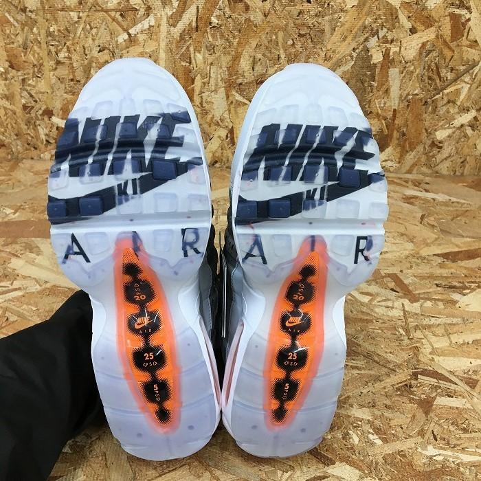 エアマックス 95   プレミアムレザー　ホワイト　オレンジ　ライトブルー エアマックス 95 プレミアムレザー ホワイト オレンジ ライトブルー