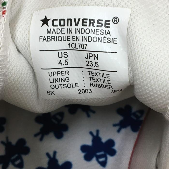 CONVERSE 【中古】CONVERSE MUVEIL スニーカー 1CL707 いちご柄 CONVERSE 【中古】CONVERSE MUVEIL スニーカー 1CL707 いちご柄
