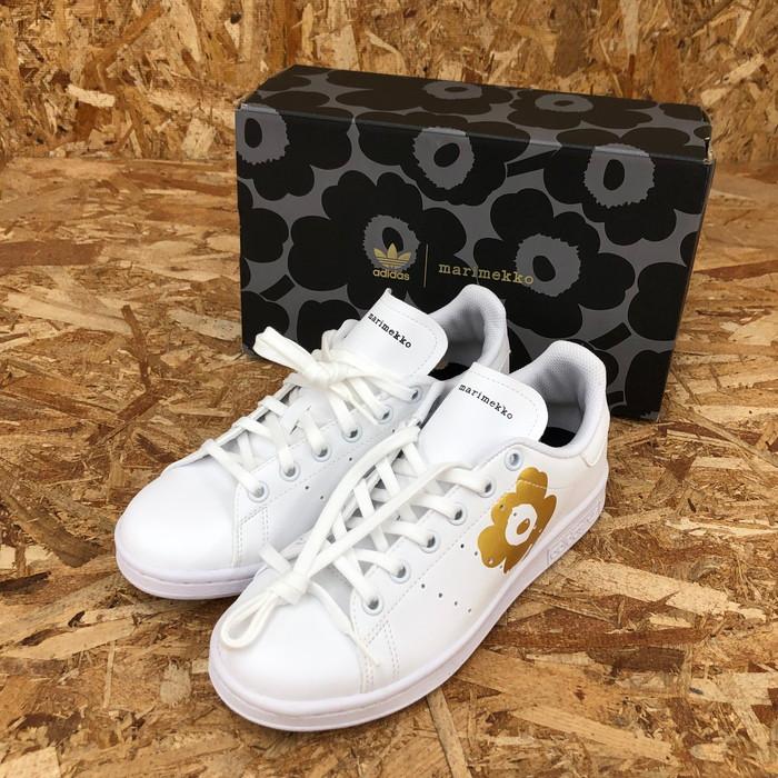 adidas 【中古】adidas×marimekko スタンスミス レディース スニーカー 