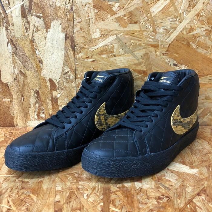Supreme 【中古】NIKE SB ZOOM BLAZER MID QS メンズ ハイカット 