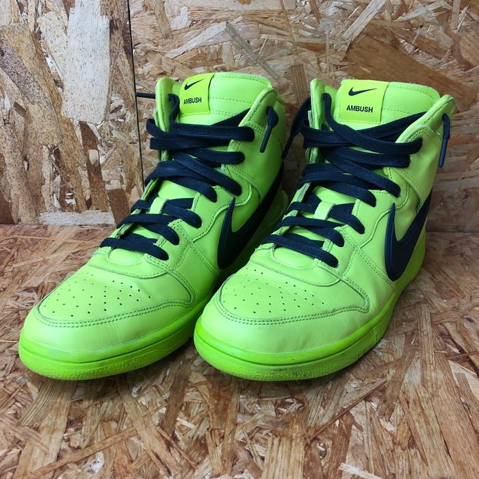NIKE × AMBUSH メンズ スニーカー DUNK HI フラッシュライム NIKE × AMBUSH メンズ スニーカー DUNK HI フラッシュライム
