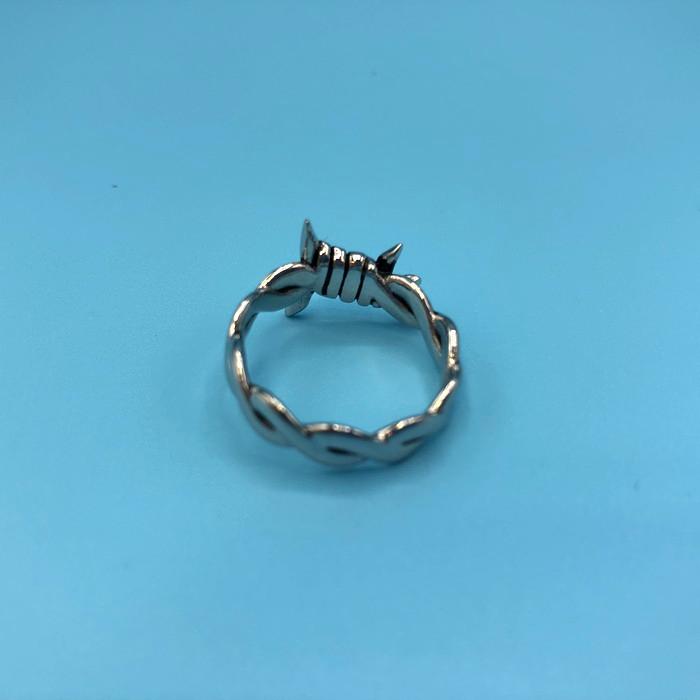HUF（ハフ） HUF BARBED WIRE RING メンズ リング 有刺鉄線 実寸：約15 
