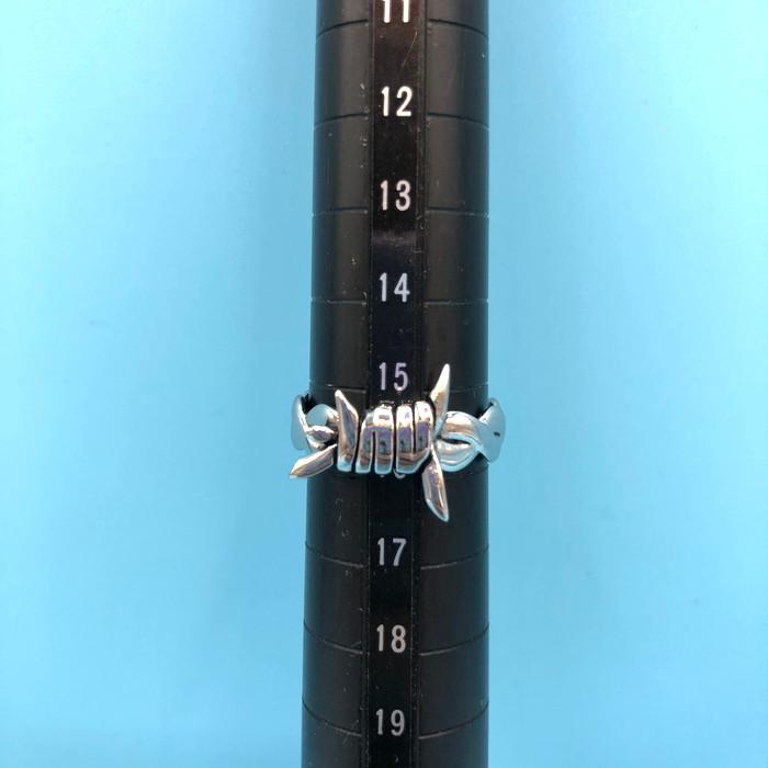 HUF（ハフ） HUF BARBED WIRE RING メンズ リング 有刺鉄線 実寸：約15 