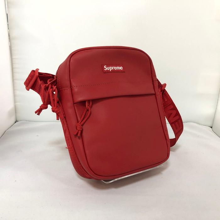 Supreme（シュプリーム） SUPREME FW23 レザー ショルダーバッグ 