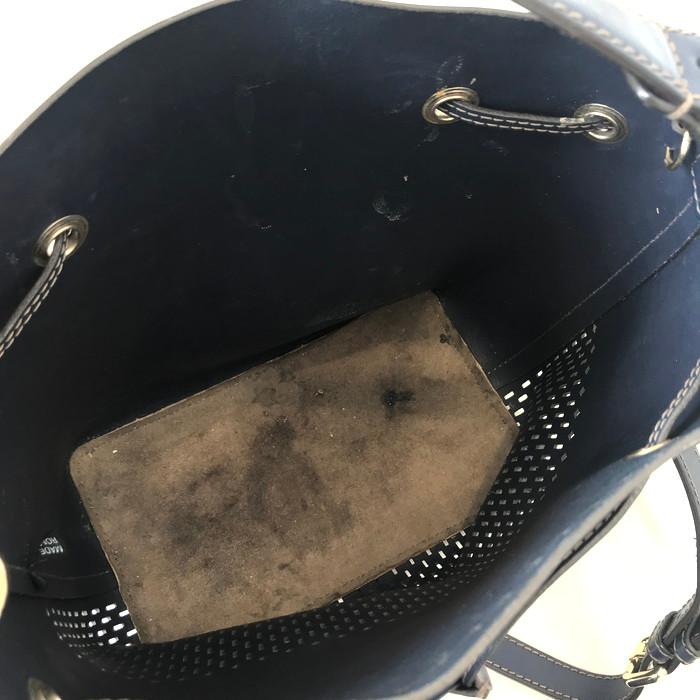 FURLA ステイシー 2WAY 巾着 ショルダーバッグ パンチング