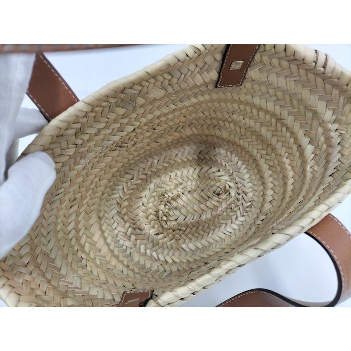 LOEWE（ロエベ） かごバッグ ハンドバッグ ラフィア ストロー
