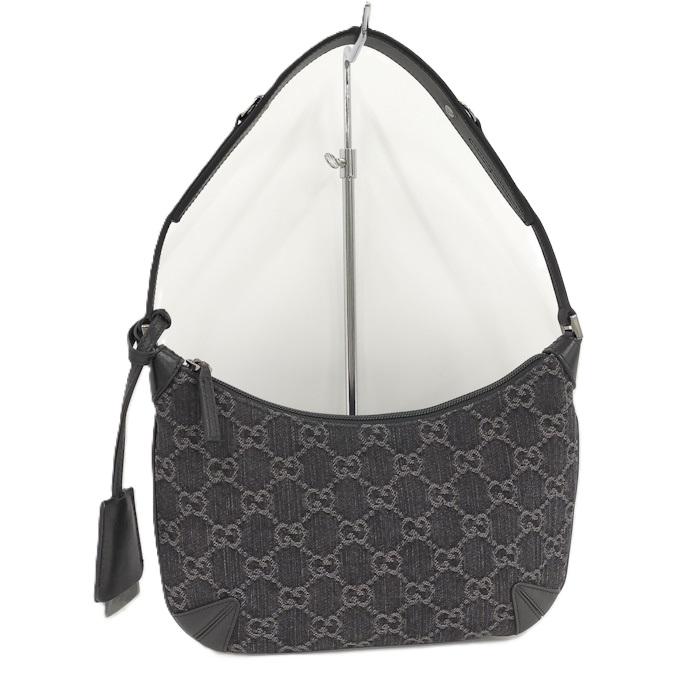 GUCCI（グッチ） ショルダーバッグ ホースビットスリム GGデニム 