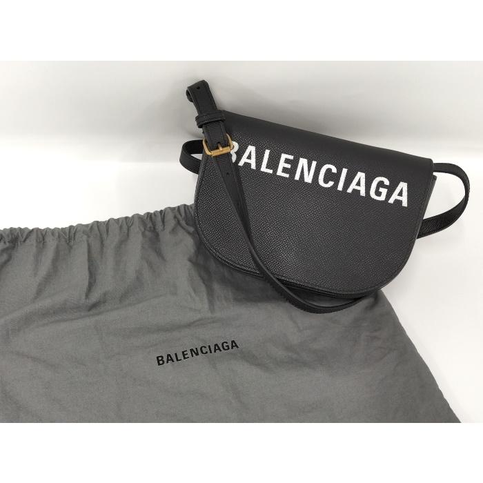 BALENCIAGA（バレンシアガ） ヴィル ショルダーバッグ ロゴ レザー 