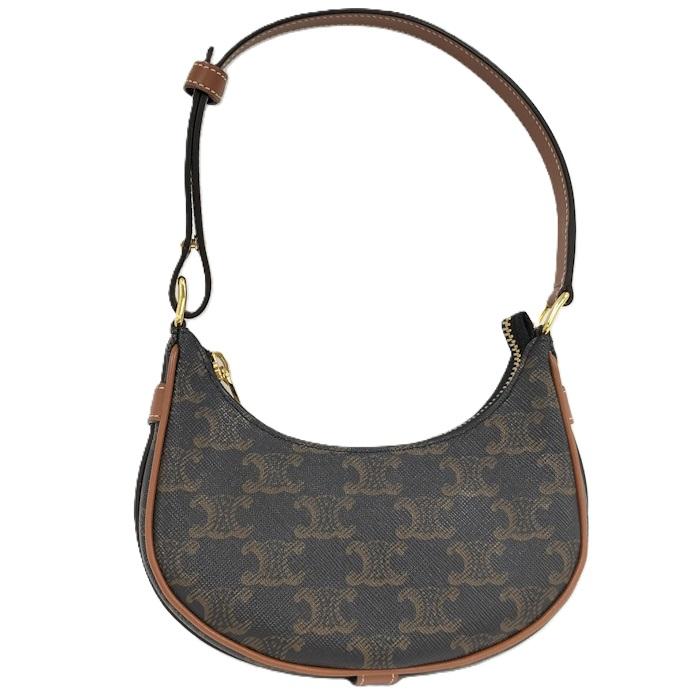 CELINE ワンショルダーバッグ ミニ アヴァ トリオンフ レザー PVC CELINE（セリーヌ） ワンショルダーバッグ ミニ アヴァ トリオンフ