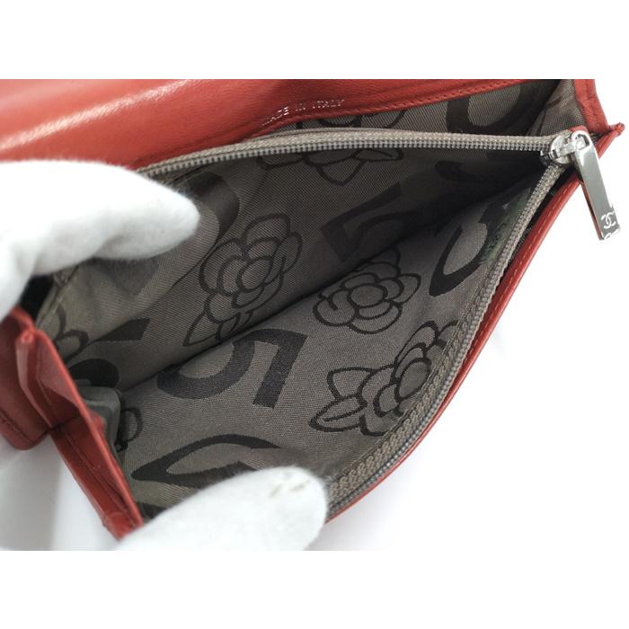 CHANEL マドモアゼル ココマーク レザー 二つ折り 長財布 ブラック CHANEL（シャネル） 二つ折り長財布 マドモアゼル ココマーク レザー