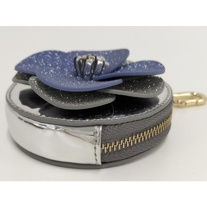 【新品未使用】FURLA 花モチーフ ケース 小物入れ FURLA（フルラ） コインケース 小銭入れ フラワーモチーフ エナメル