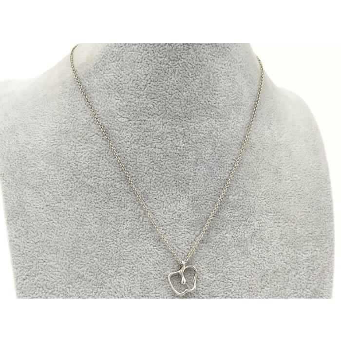 TIFFANY&CO ティファニー アップルネックレス シルバー SV925 楽天市場】N【TIFFANY&Co.】ティファニー アップルネックレス SV925 約
