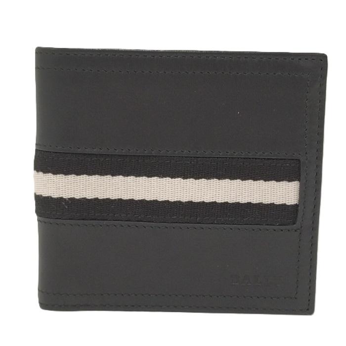 BALLY ブラック 黒 二つ折り財布 Bally（バリー） 二つ折り財布 レザー ブラック : ジャングル