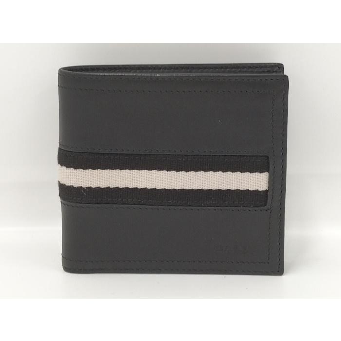 Bally（バリー） 二つ折り財布 レザー ブラック : ジャングル