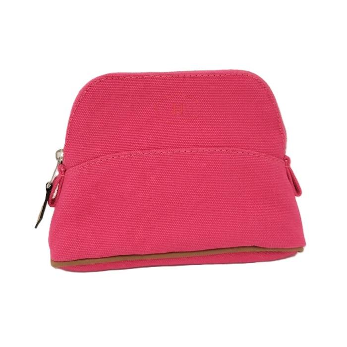 HERMES（エルメス） ボリード ポーチ ミニミニ キャンバス ピンク