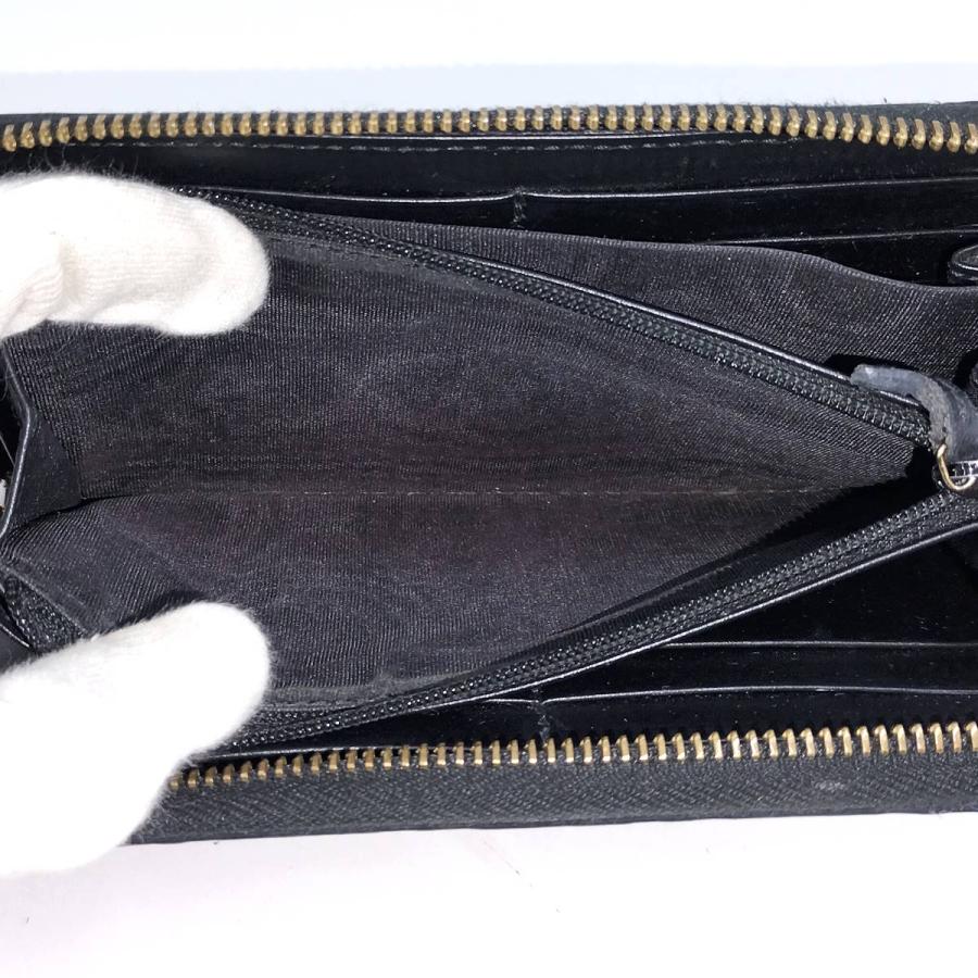 GUCCI（グッチ） ラウンドファスナー長財布 グッチシマ レザー