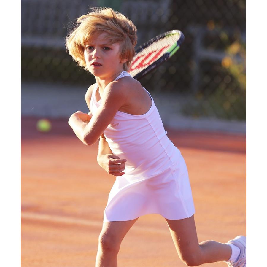 絶妙なデザイン テニスウェア Angelique Racerback Dress Tennis White 女の子用 2点セット ワンピース アンダースコート Girls ジュニア ウエア Www Reinnec Cl