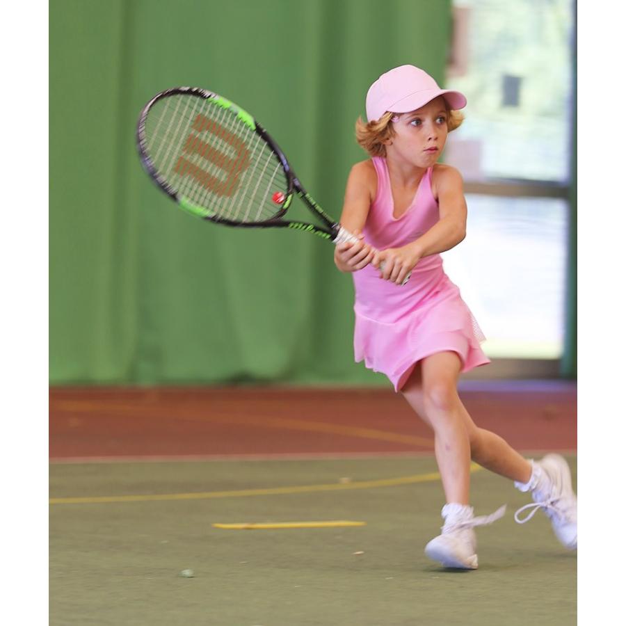 テニスウェア ジュニア 女の子用 2点セット ワンピース アンダースコート Girls Tennis Dress Racerback Candy Pink Drscandyrcbk ジュニアテニスストア 通販 Yahoo ショッピング