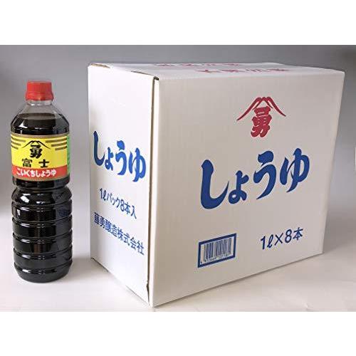 藤勇 富士醤油 濃口 1ｌ ８本入 予約販売 本