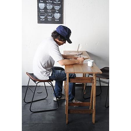 スツール おしゃれ 椅子 チェア レザー カフェ レトロ アンティーク調